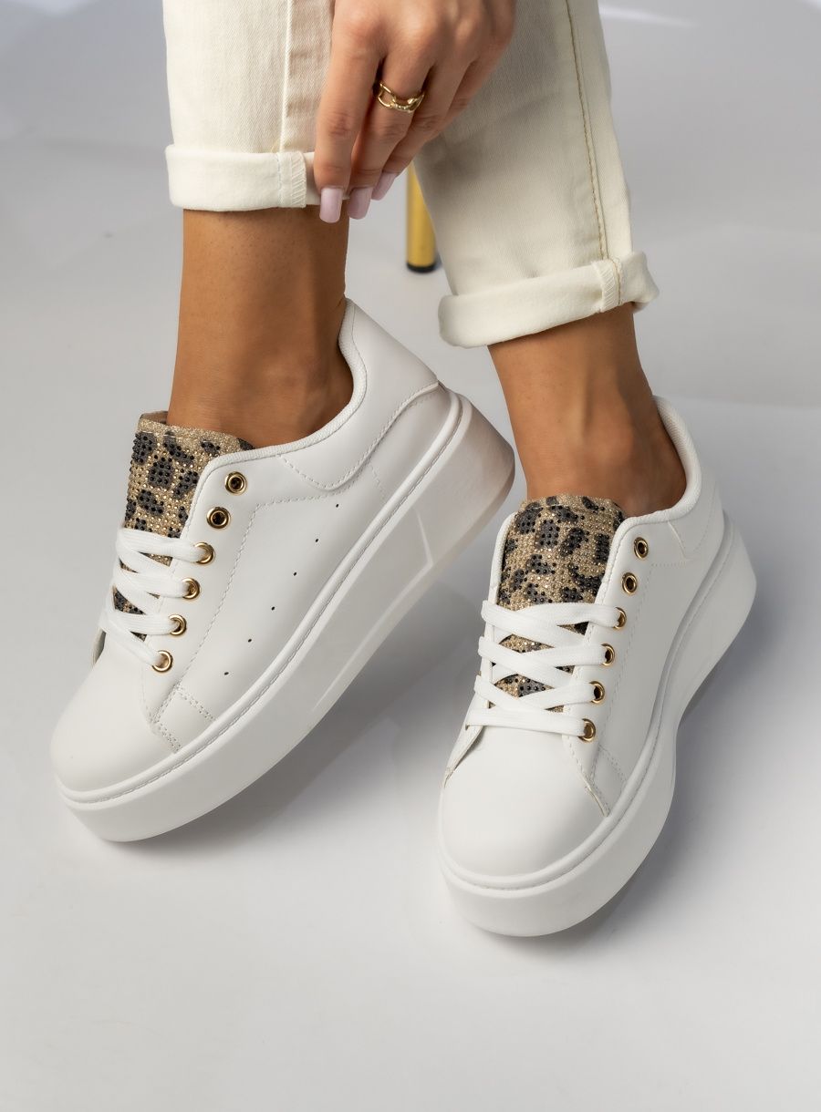 Dámské tenisky bílá/leopard