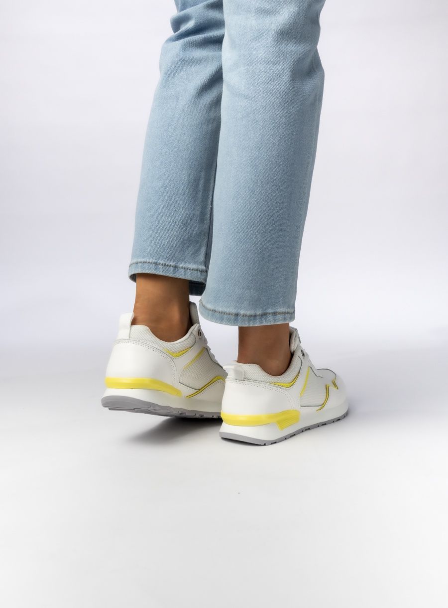 Sportovní tenisky LUCY bílá/žlutá