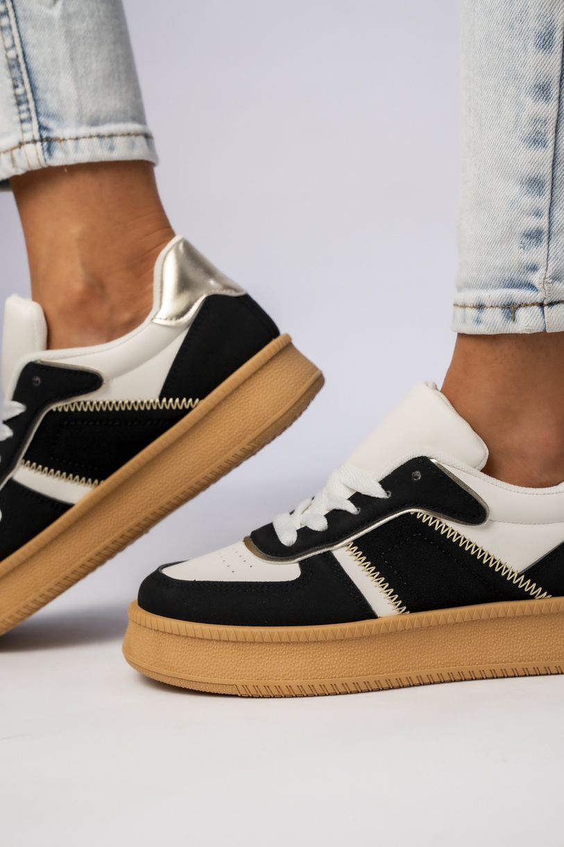 Černo-bílé dámské tenisky LIA