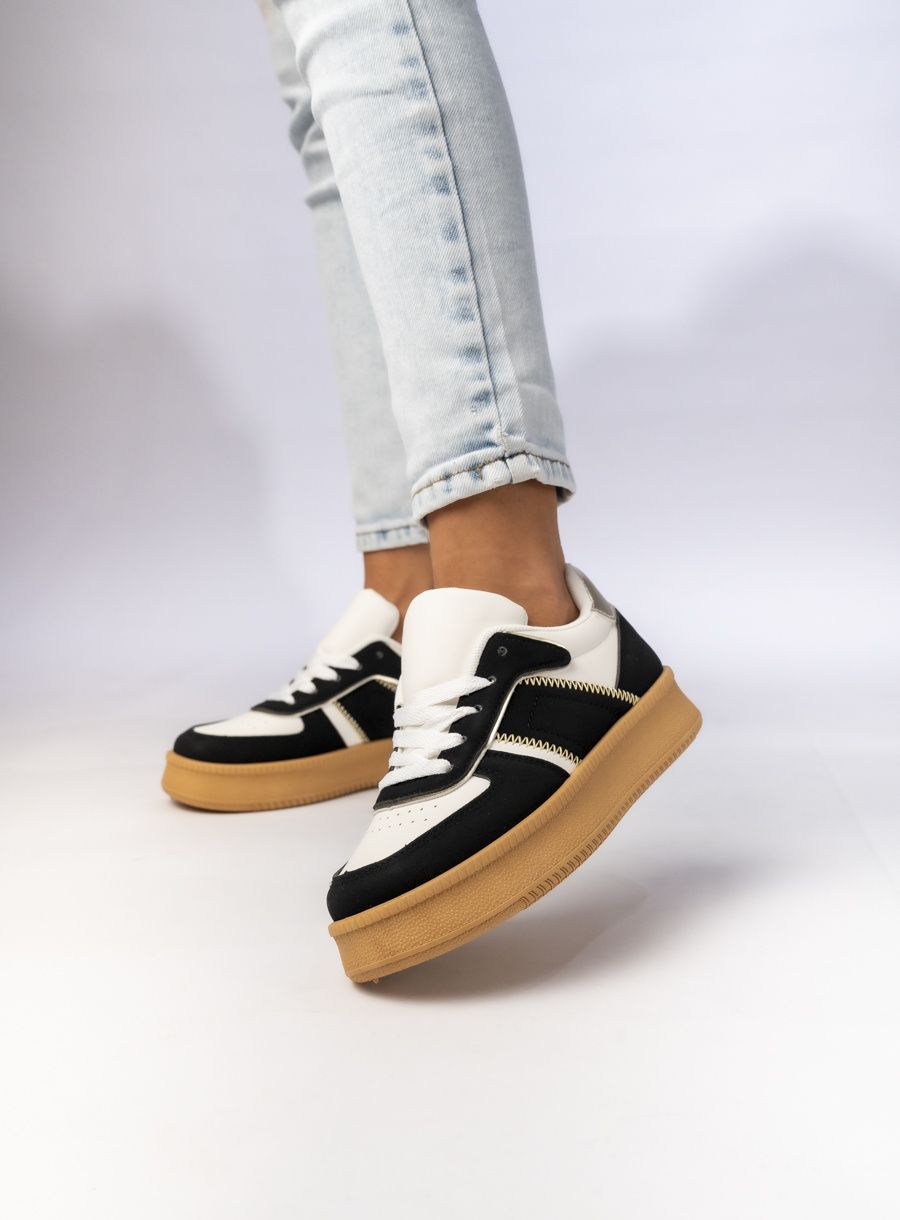 Černo-bílé dámské tenisky LIA