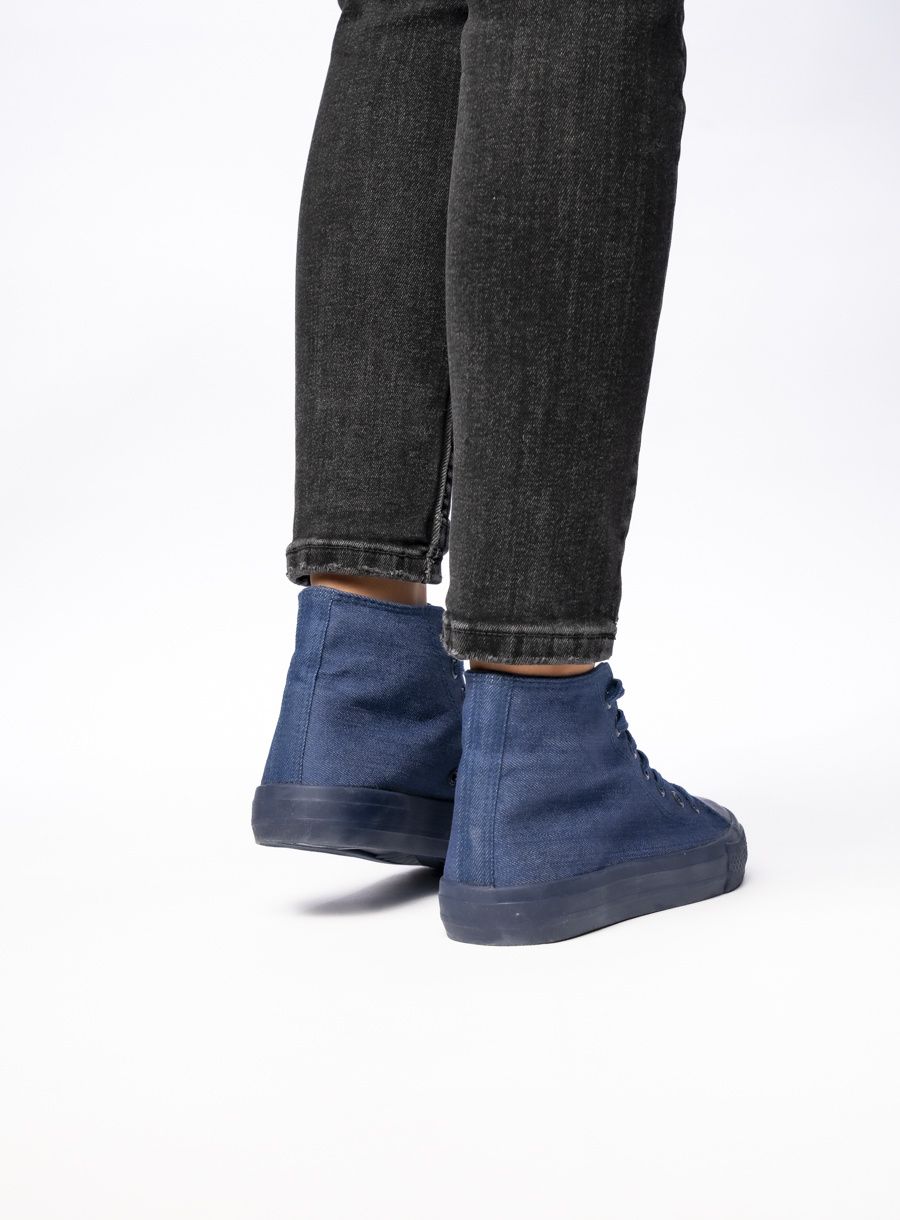 Dámské plátěné tenisky OHIO jeans modré