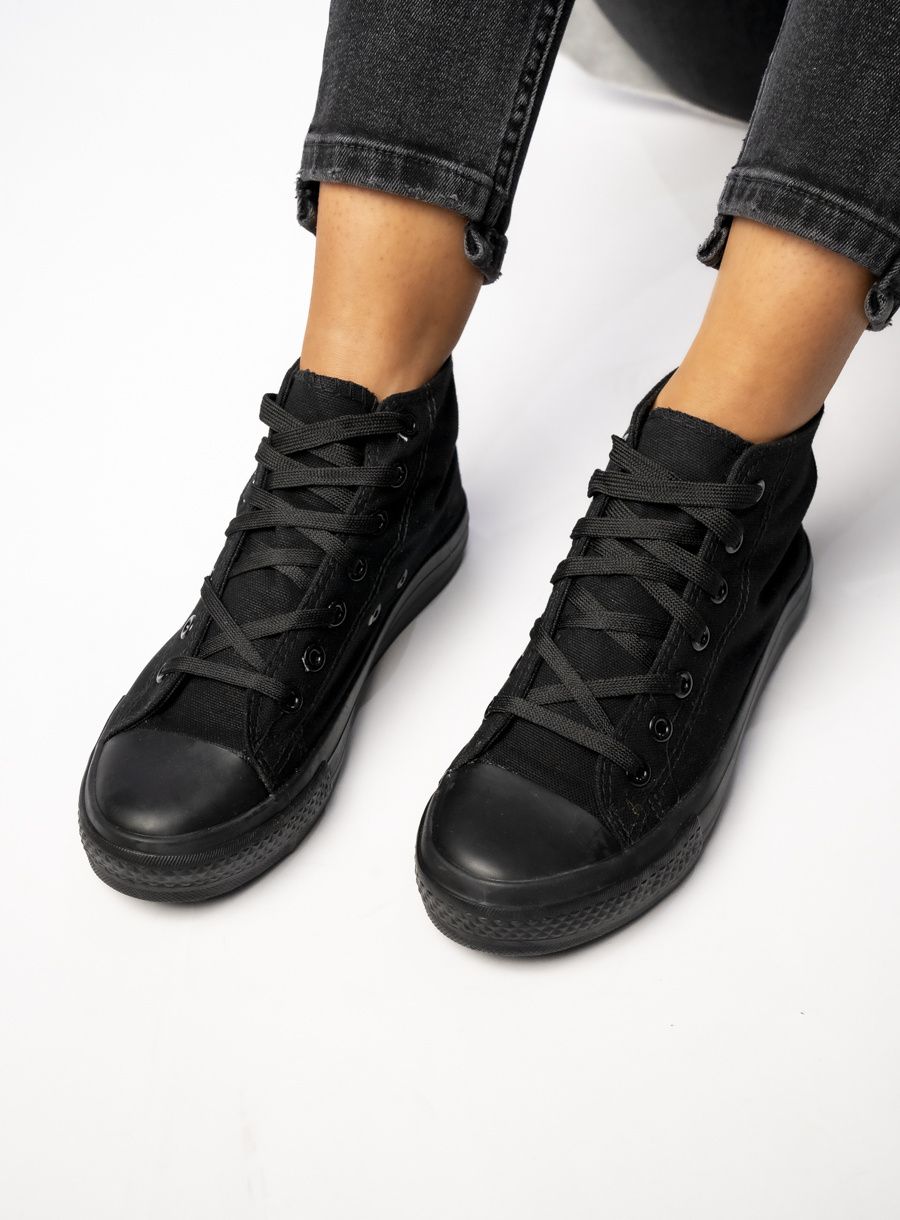 Dámské plátěné tenisky OHIO černé