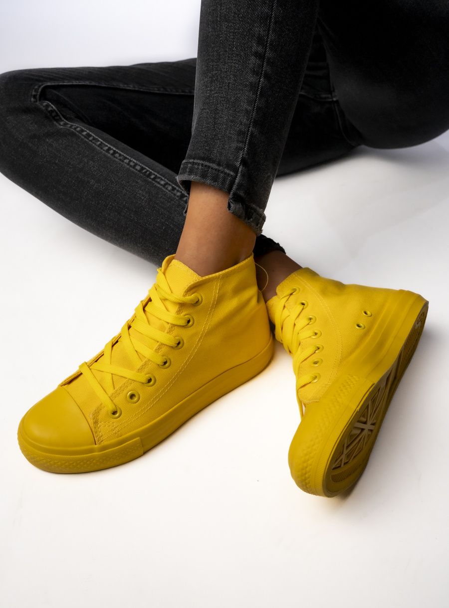 Dámské plátěné tenisky OHIO žluté