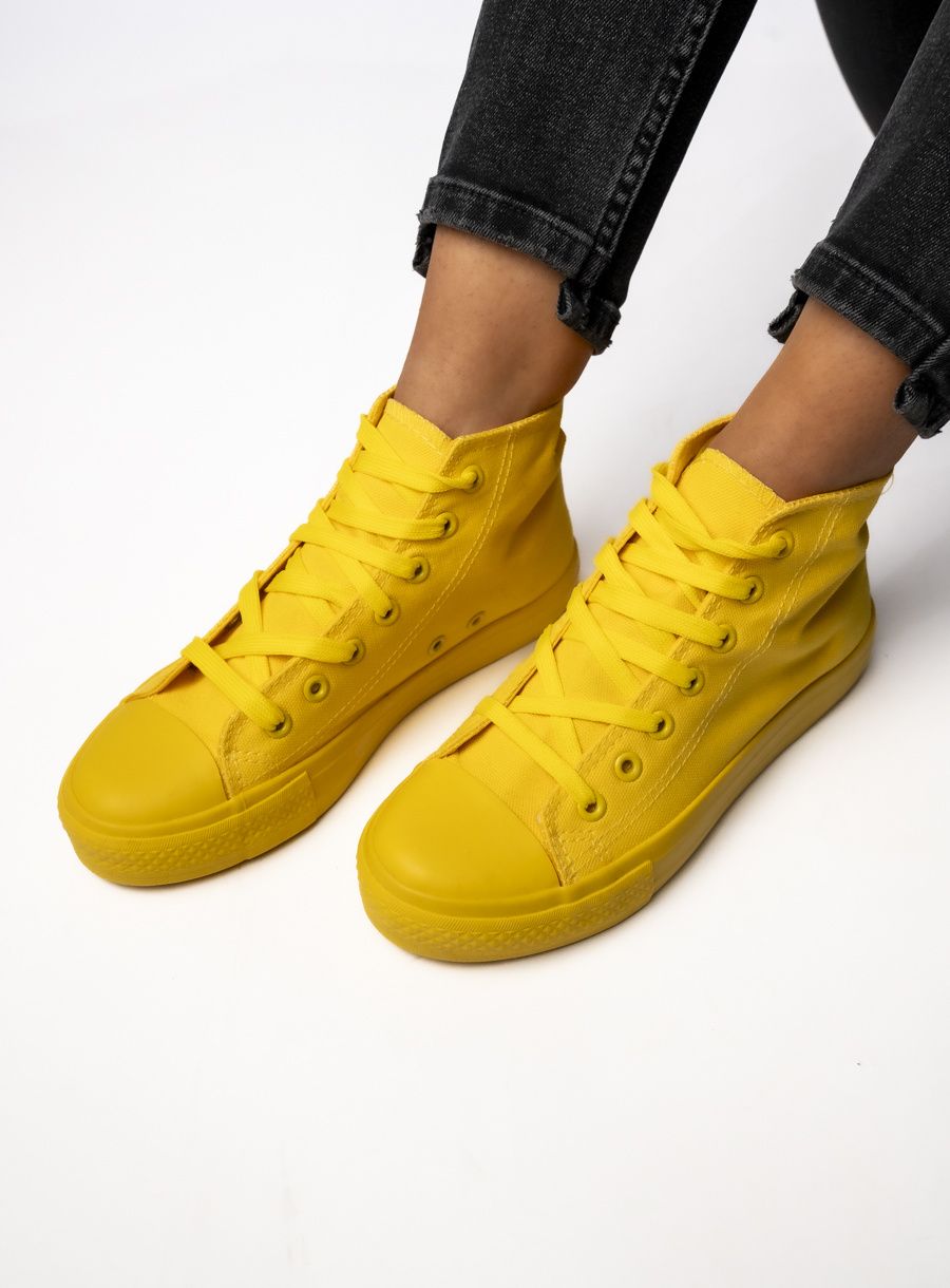 Dámské plátěné tenisky OHIO žluté