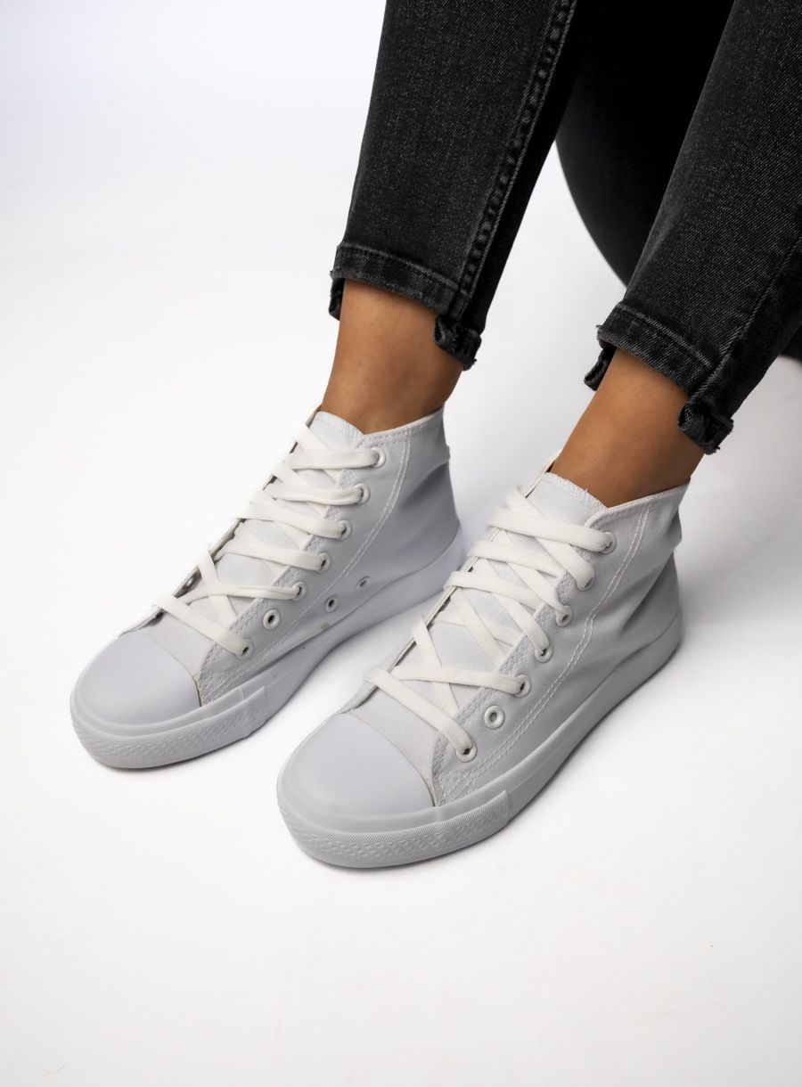 Dámské plátěné tenisky OHIO bílé