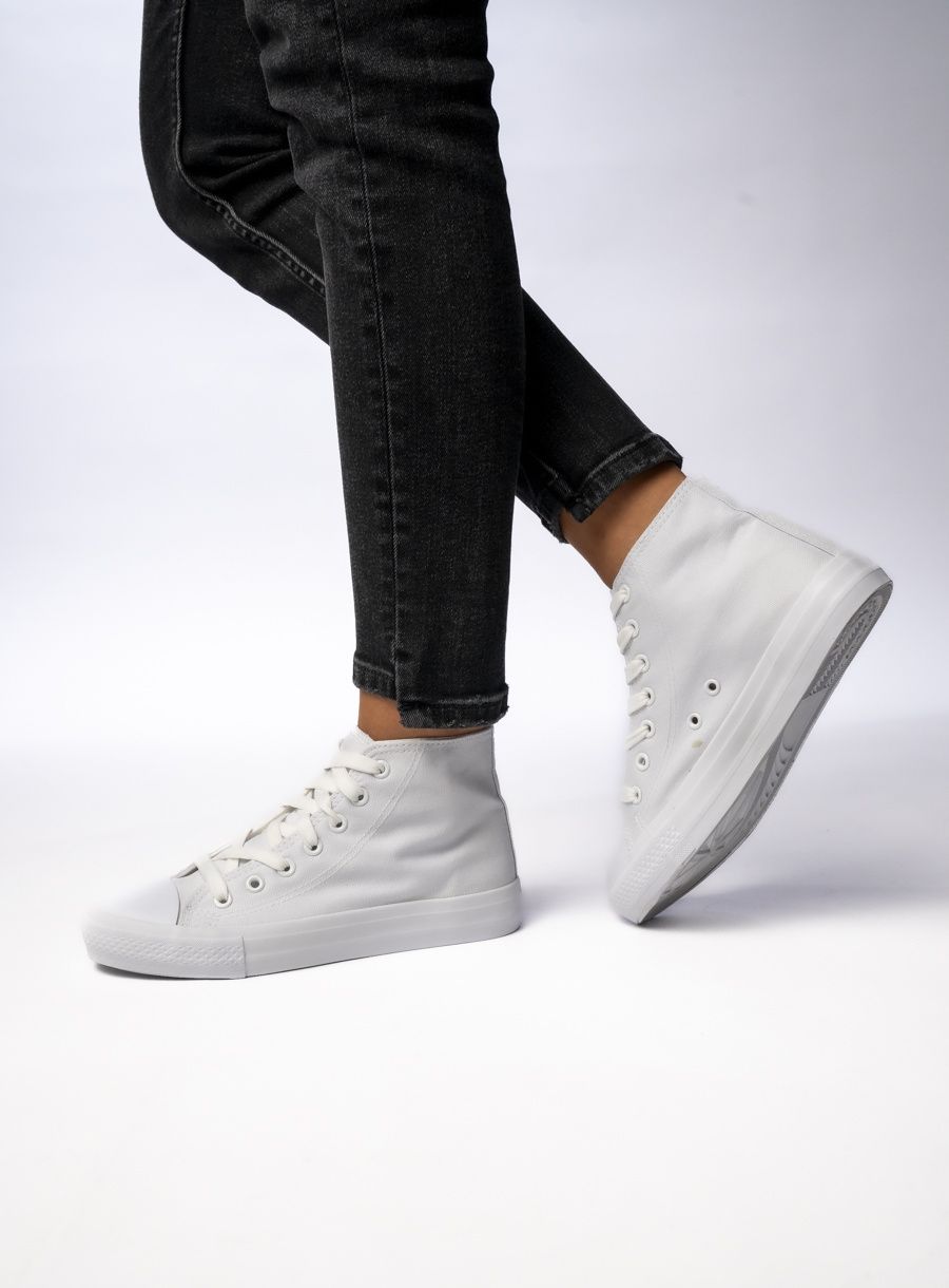 Dámské plátěné tenisky OHIO bílé