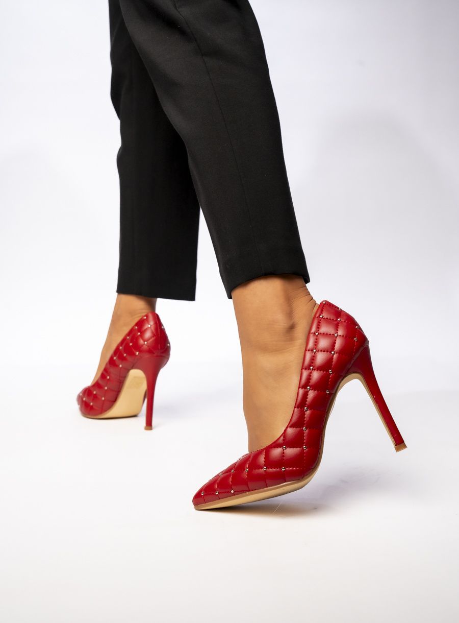 Červené lodičky VALENTINE