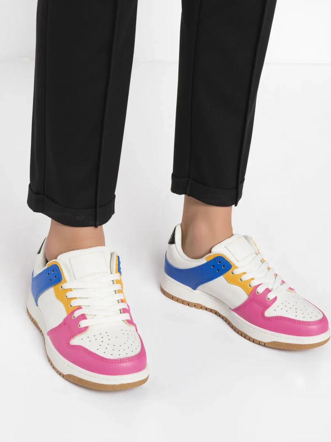 Dámské tenisky bílá/modrá/fuchsia