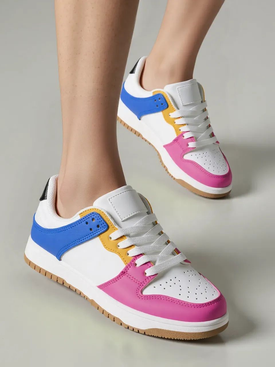 Dámské tenisky bílá/modrá/fuchsia