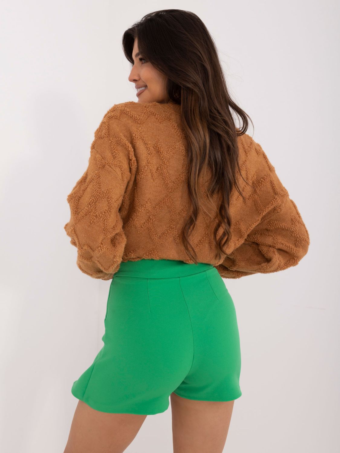 Elegantní zelená sukně