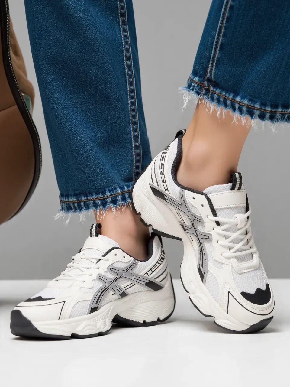 Černo-bílé tenisky SOLENE