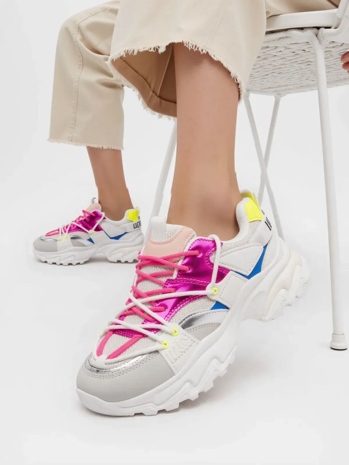 Dámské tenisky LIVIO bílá/růžová