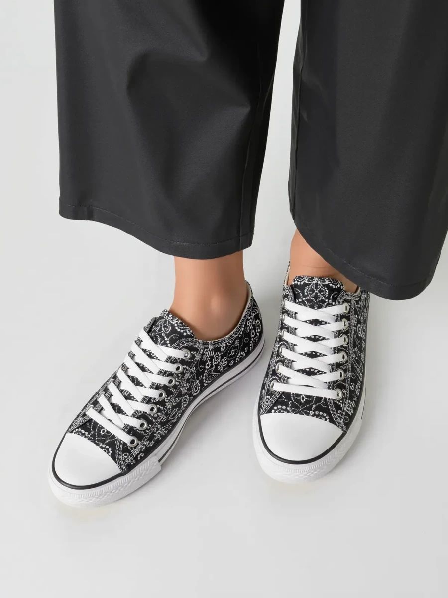 Dámské plátěné tenisky BALI černé