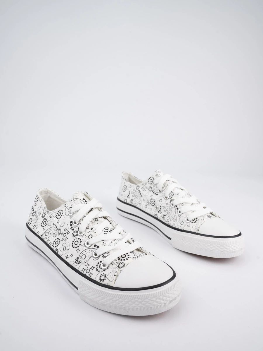 Dámské plátěné tenisky BALI bílé