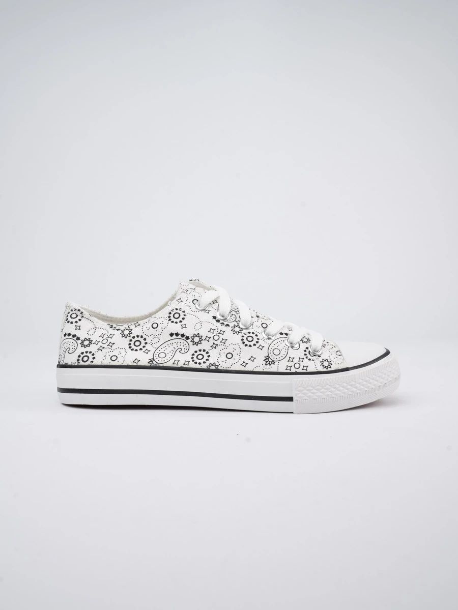 Dámské plátěné tenisky BALI bílé