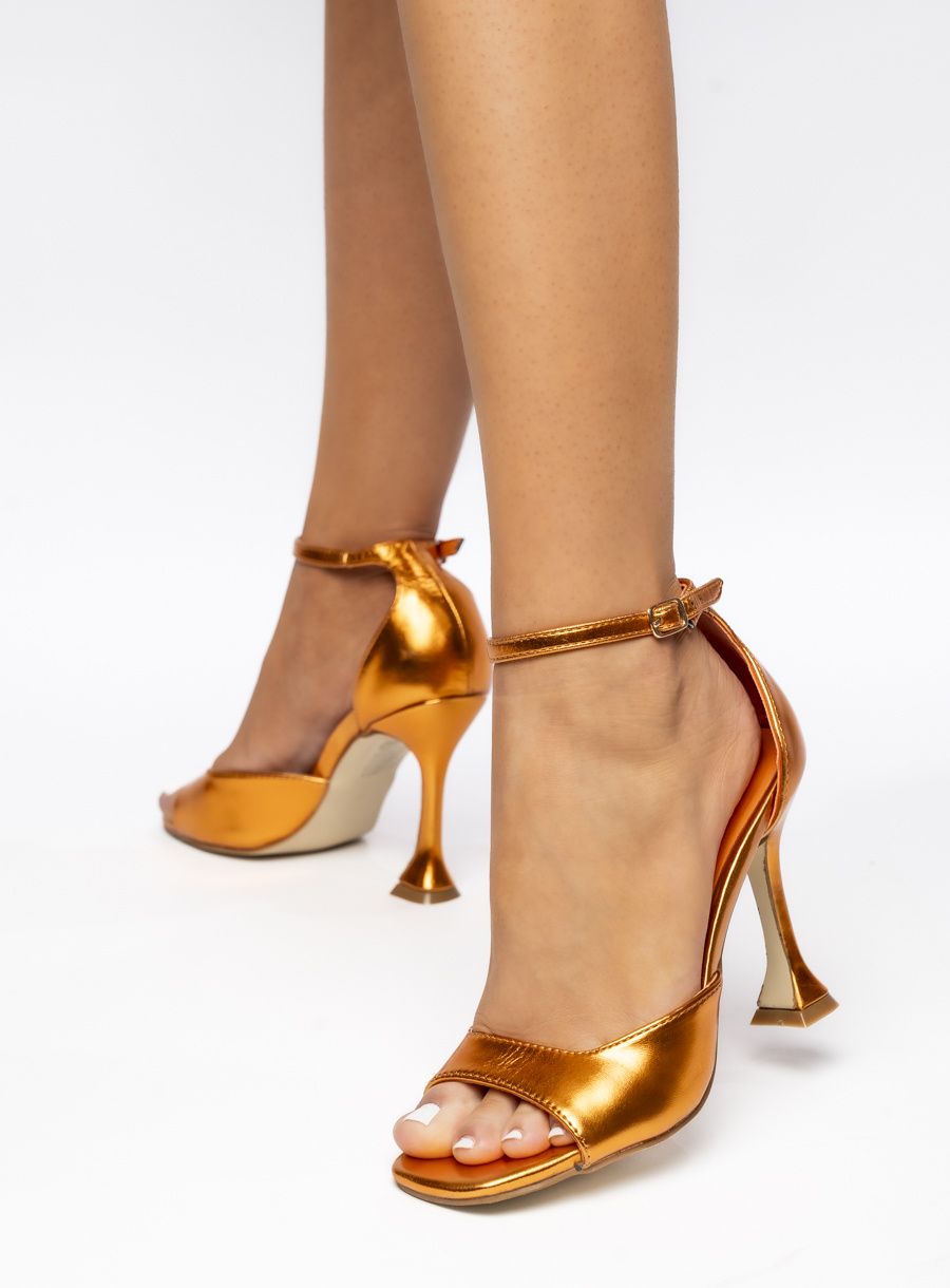 Oranžové elegantní sandály FREYA