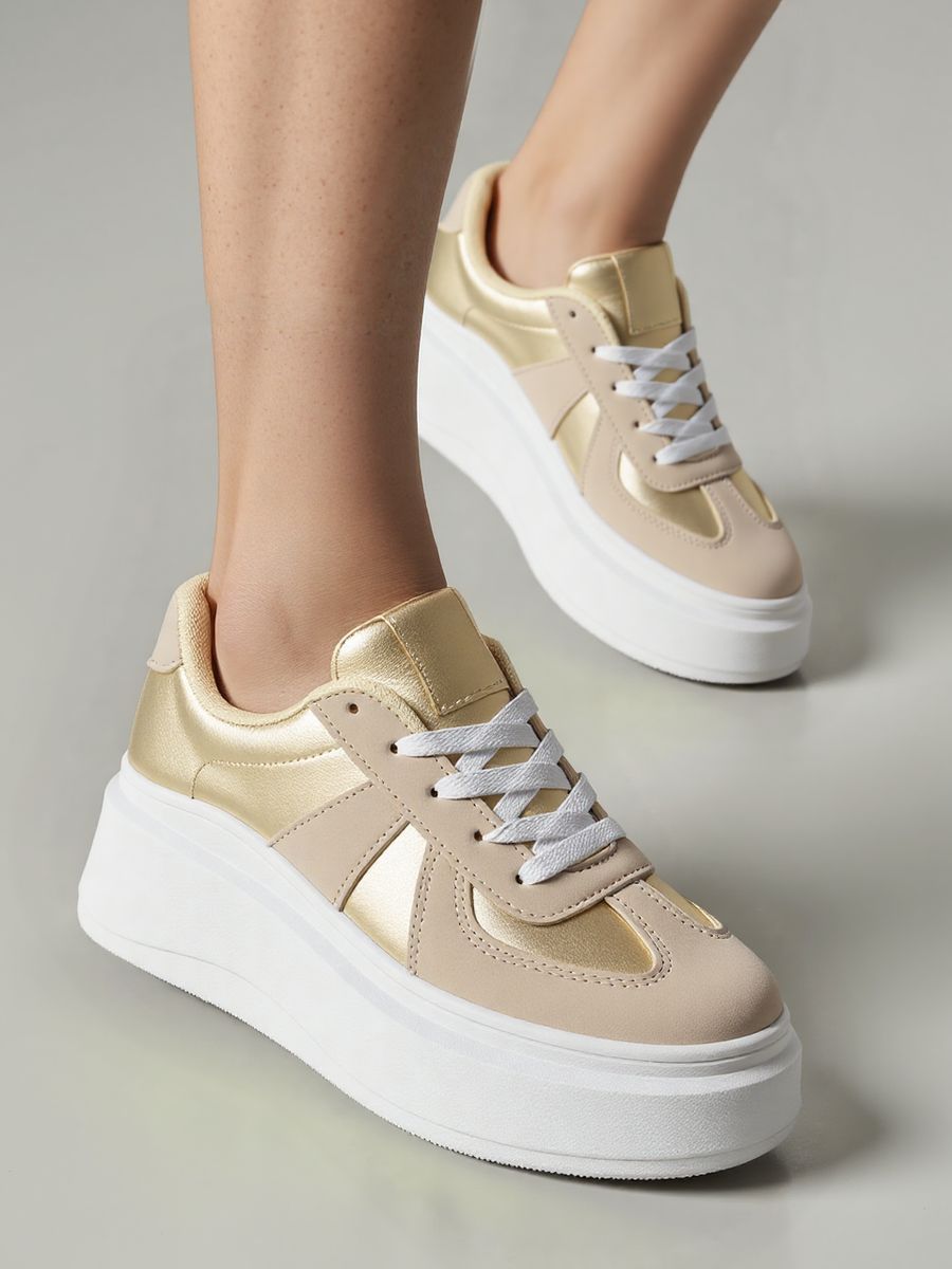 Dámské tenisky NEAPOL zlaté