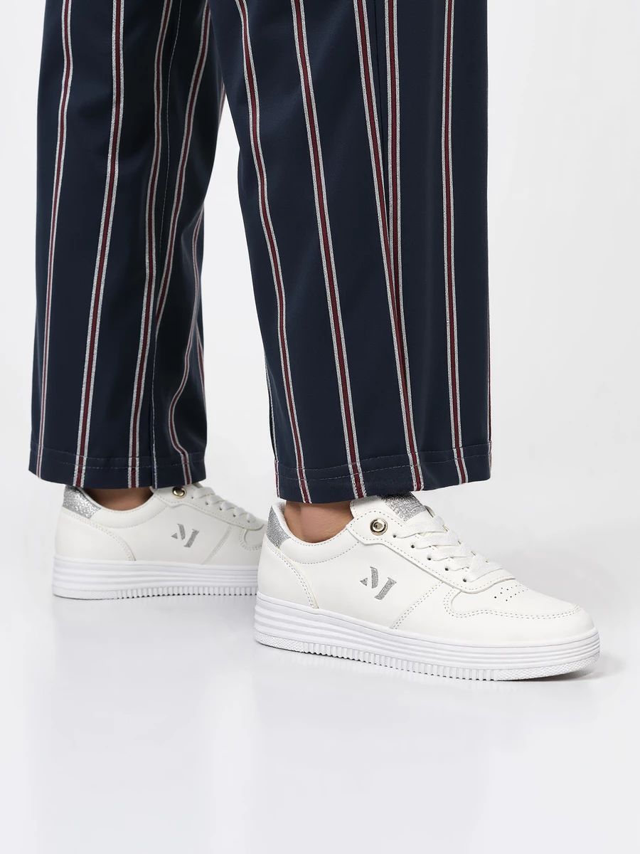 Tenisky SASHA bílá/stříbrná