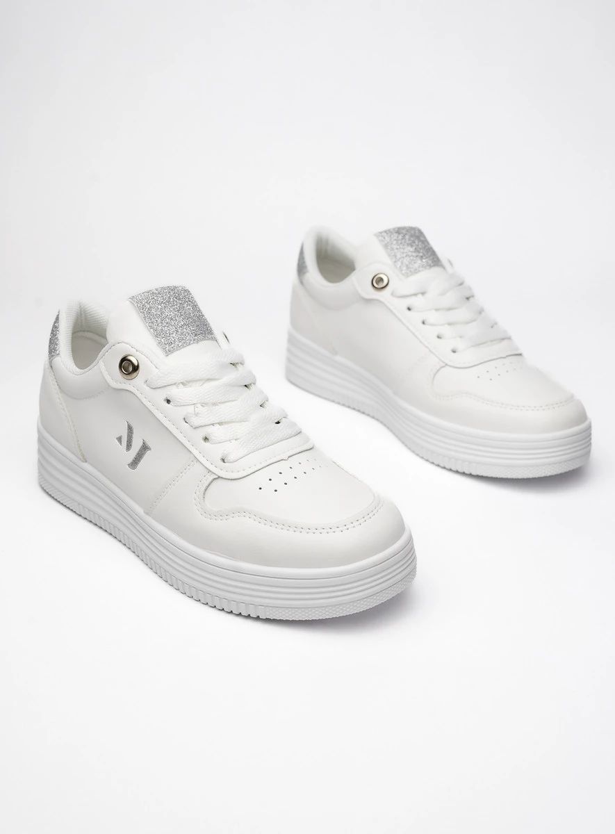 Tenisky SASHA bílá/stříbrná