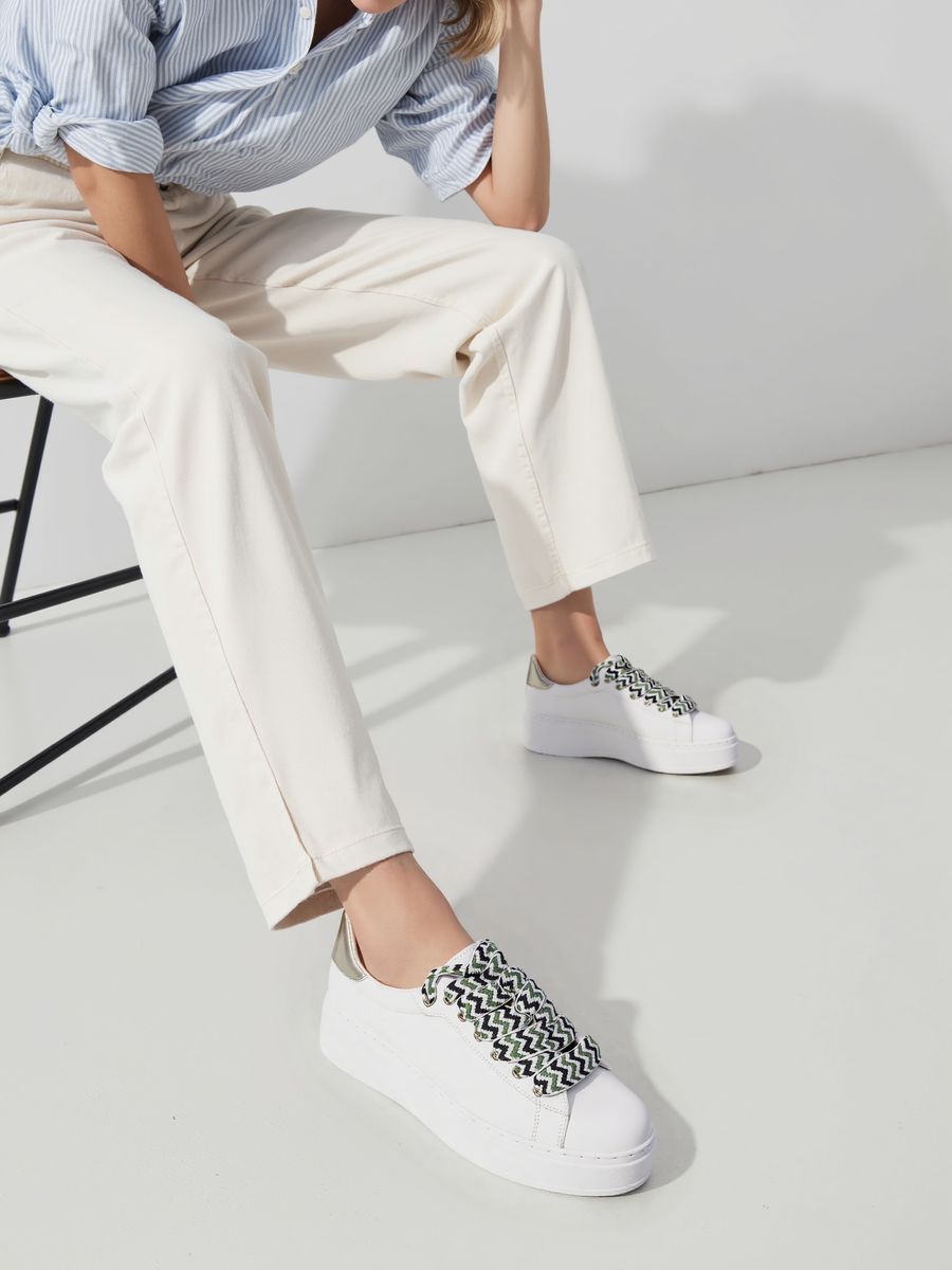 Bílé dámske tenisky ZAHARA