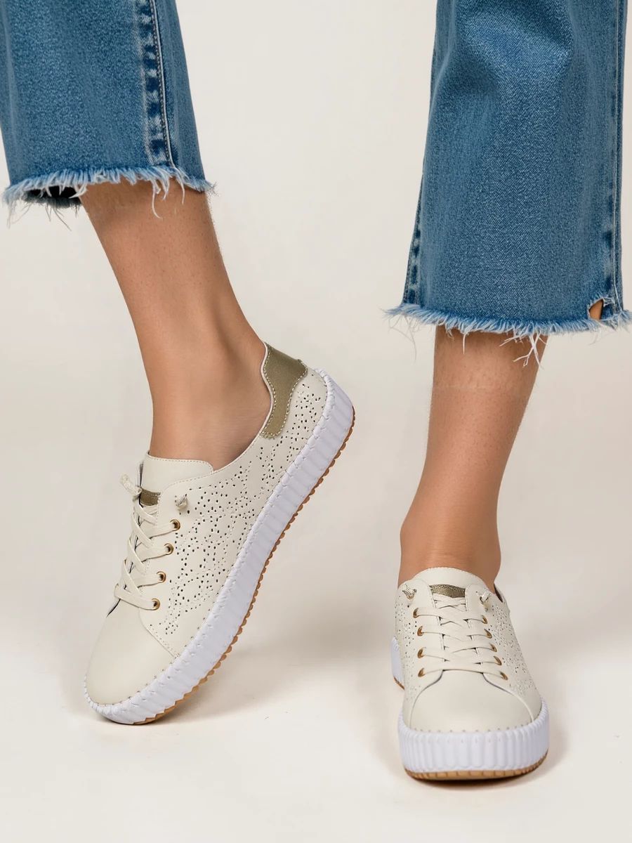 Dámské tenisky ALBERTA béžové