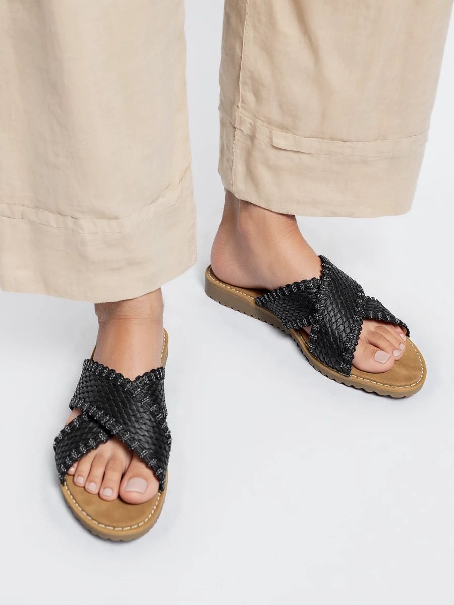 Černé dámské sandály SUMMER