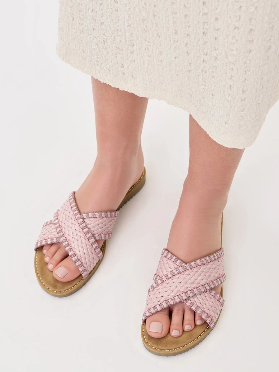Růžové dámské sandály SUMMER