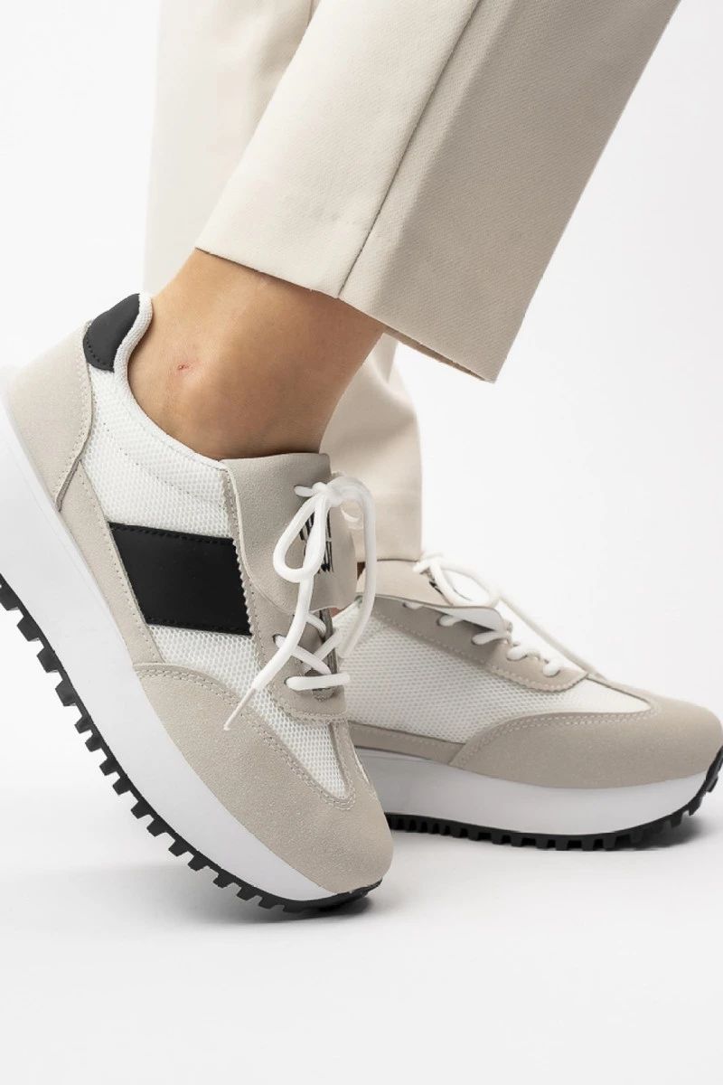 Dámské tenisky RIVIERA béžová/černá