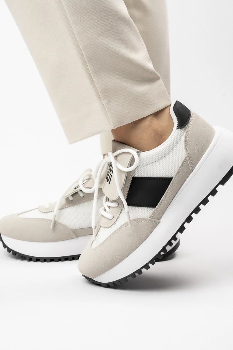 Dámské tenisky RIVIERA béžová/černá