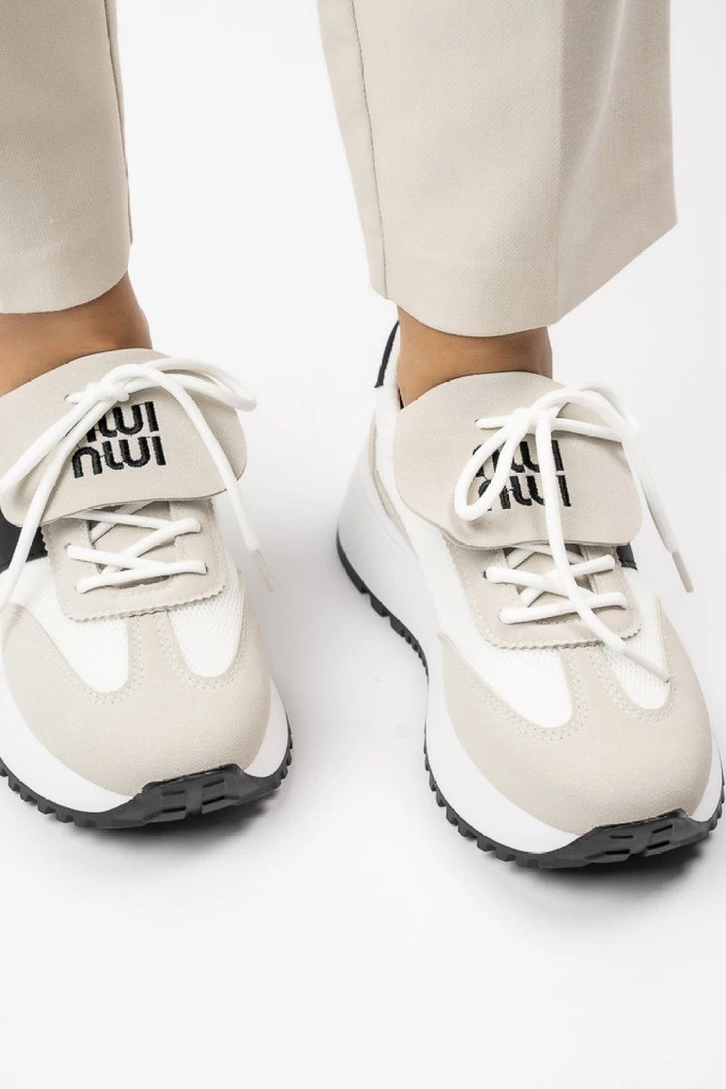 Dámské tenisky RIVIERA béžová/černá