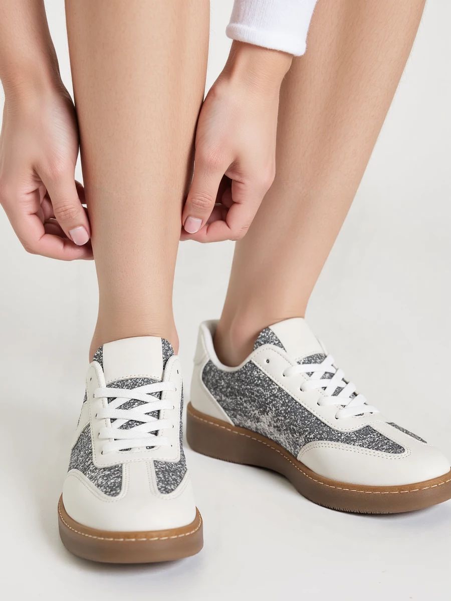 Dámské tenisky SPARKLING bílá/stříbrná