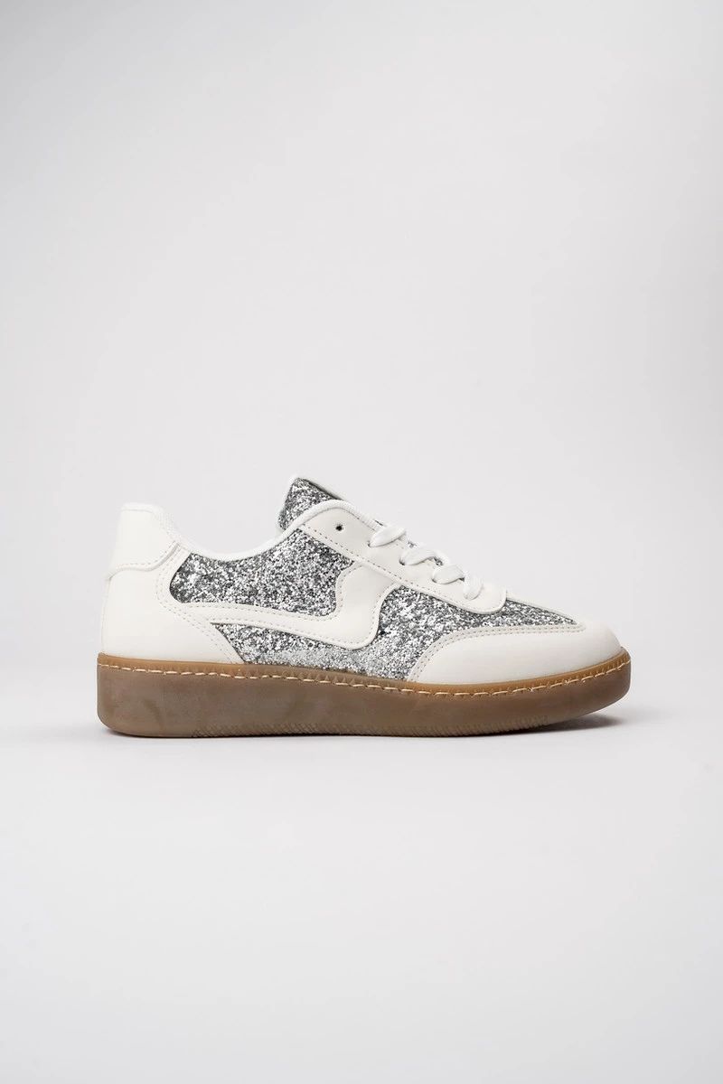 Dámské tenisky SPARKLING bílá/stříbrná