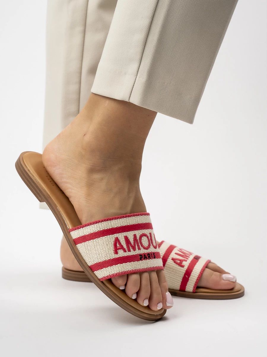 Dámské pantofle AMOUR růžové