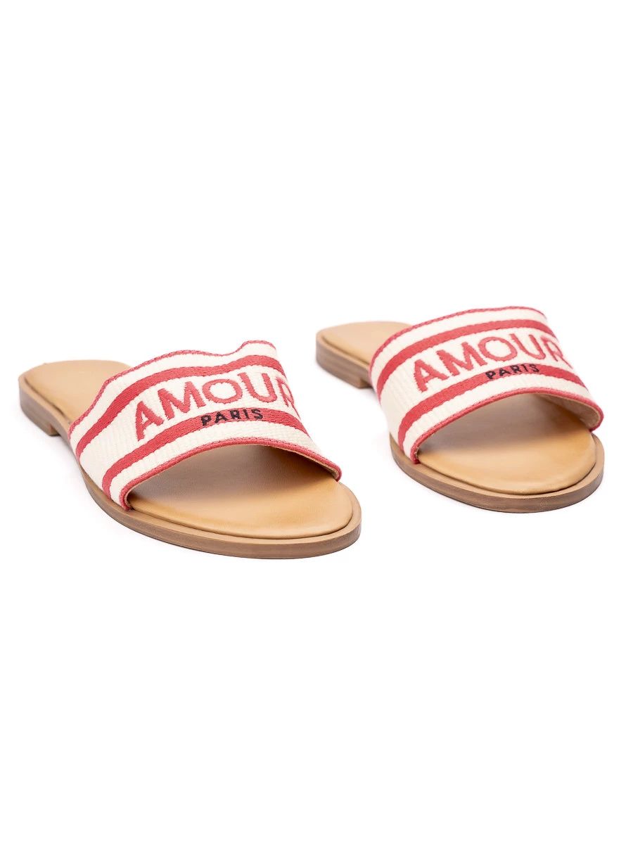 Dámské pantofle AMOUR růžové