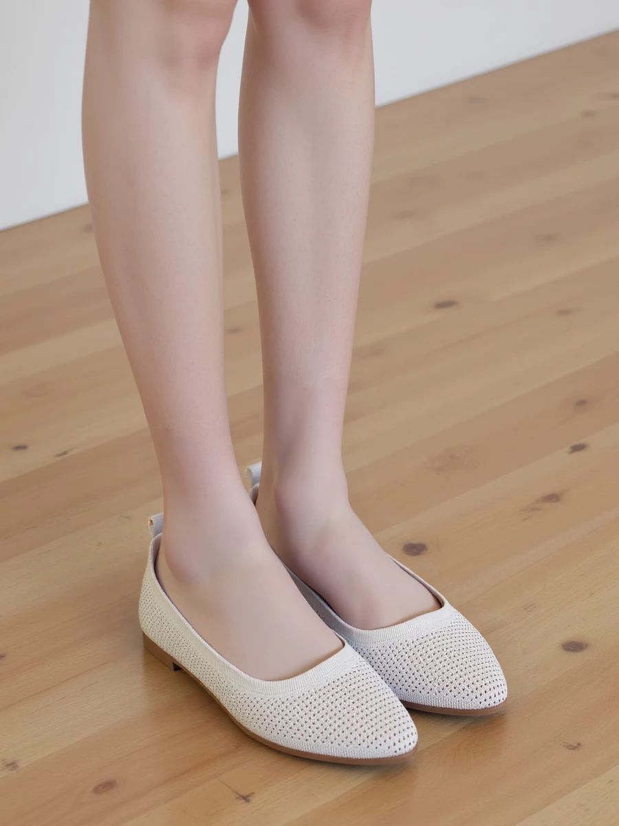 Bílé baleríny SYDNEY
