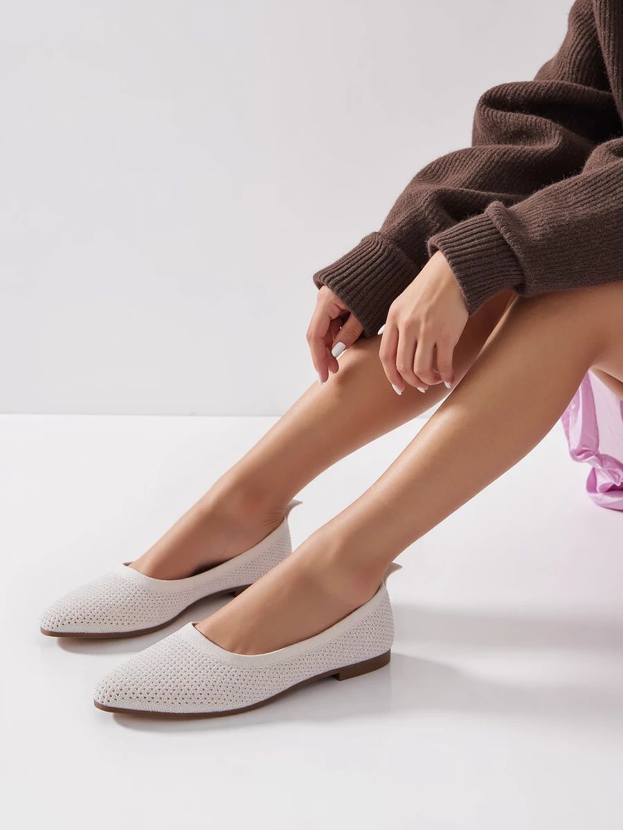 Bílé baleríny SYDNEY