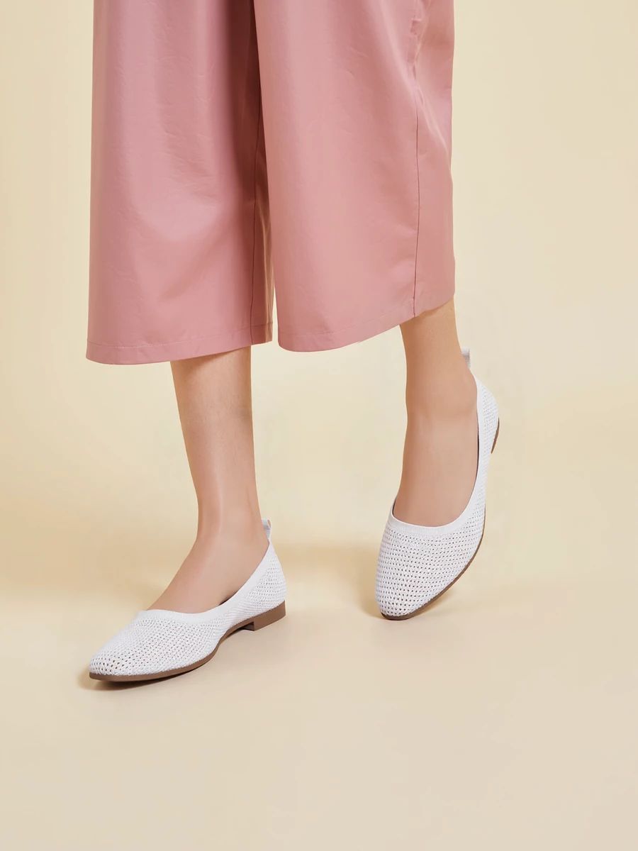 Bílé baleríny SYDNEY