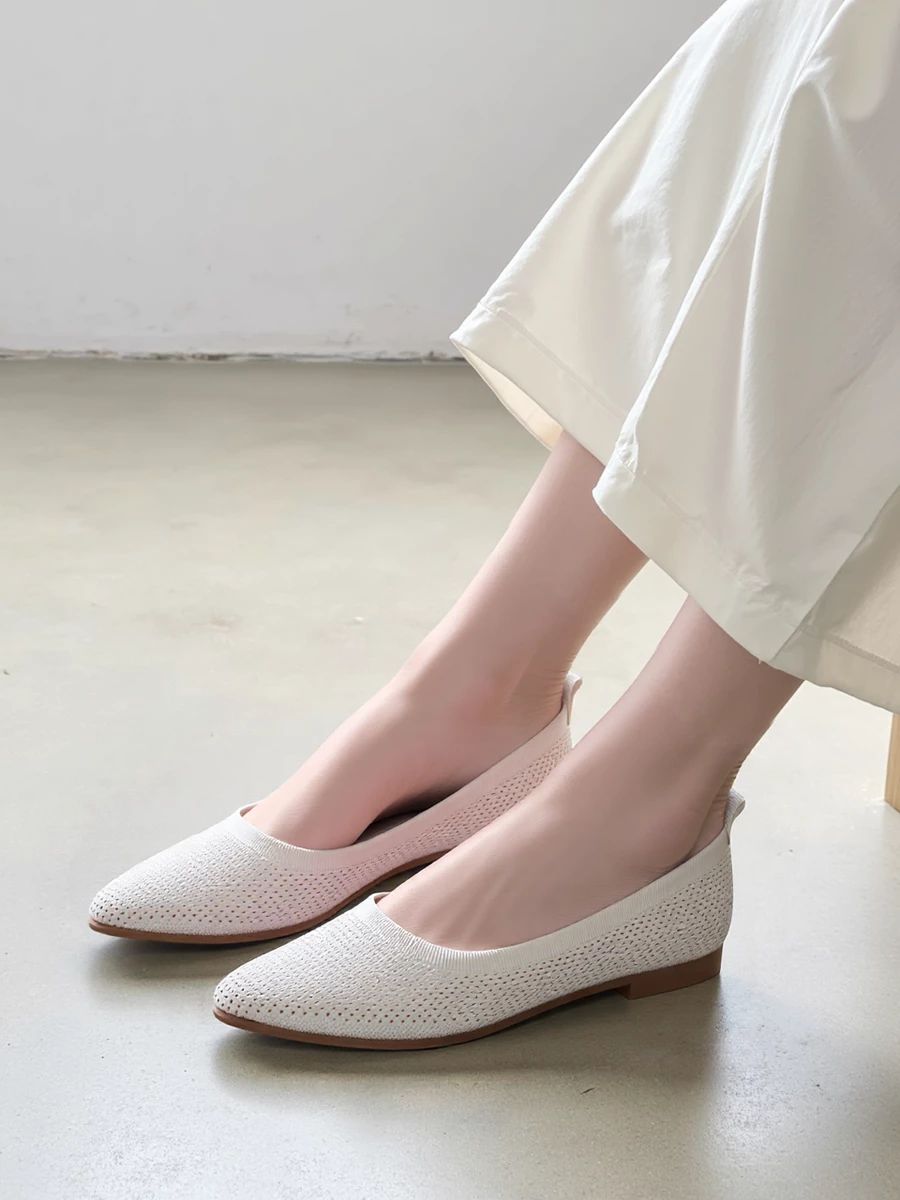 Bílé baleríny SYDNEY