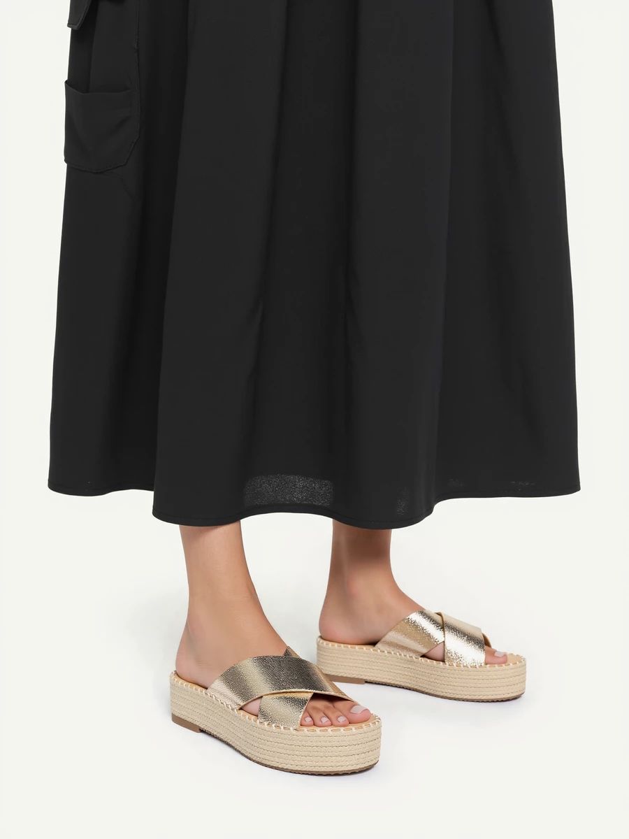 Pantofle SAFARI zlaté