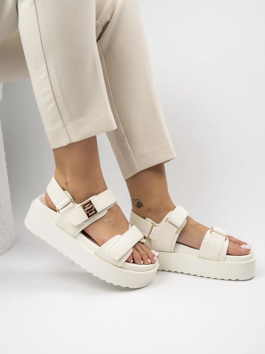 Bílé elegantní sandály GENEVE