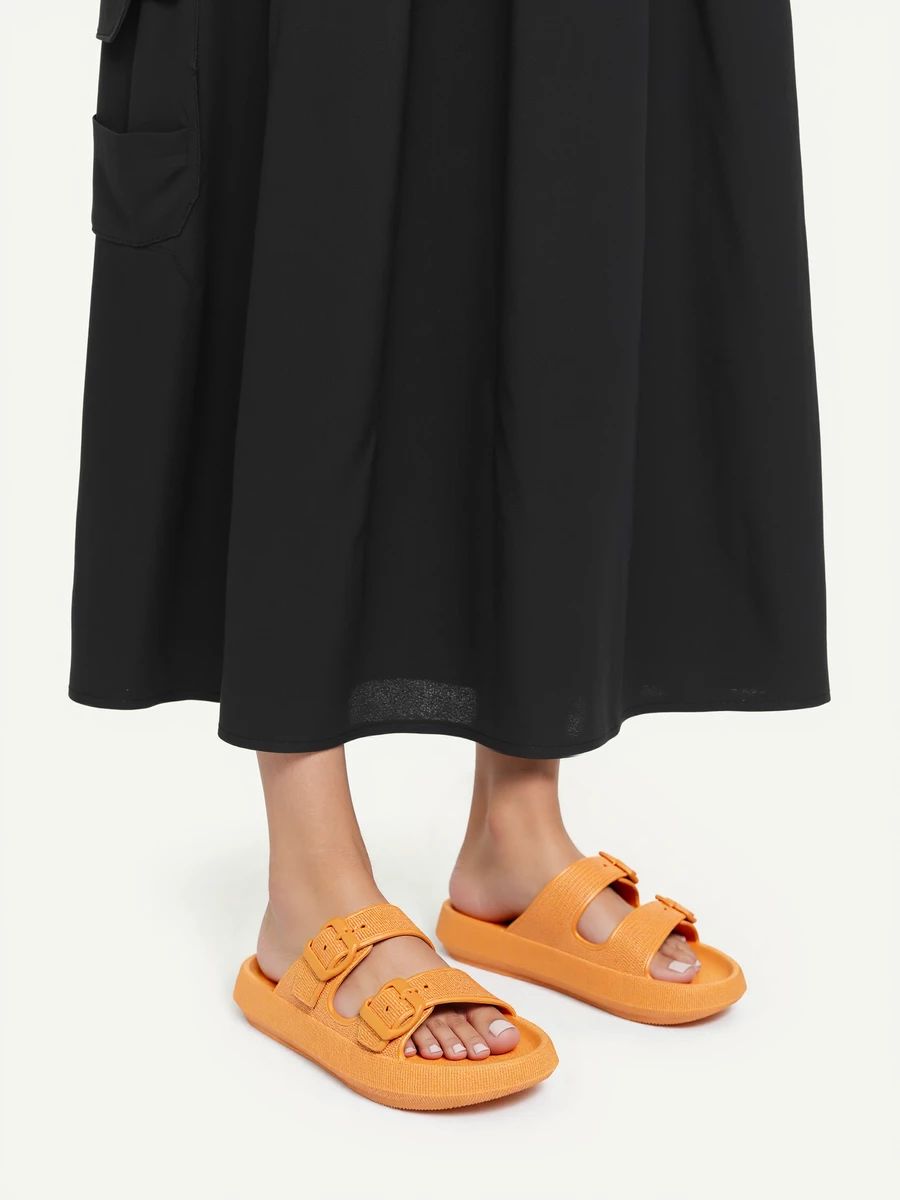 Oranžové letní pantofle FAREA