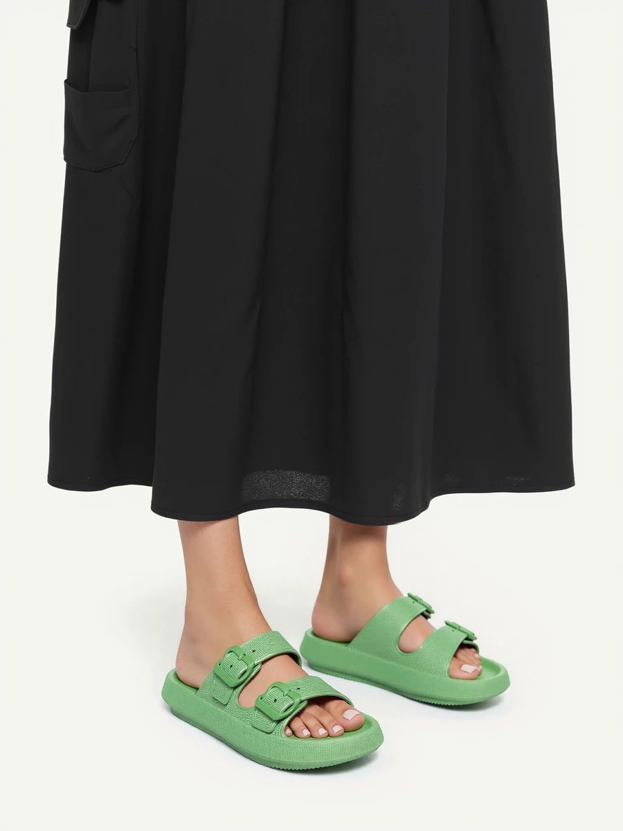 Zelené letní pantofle FAREA
