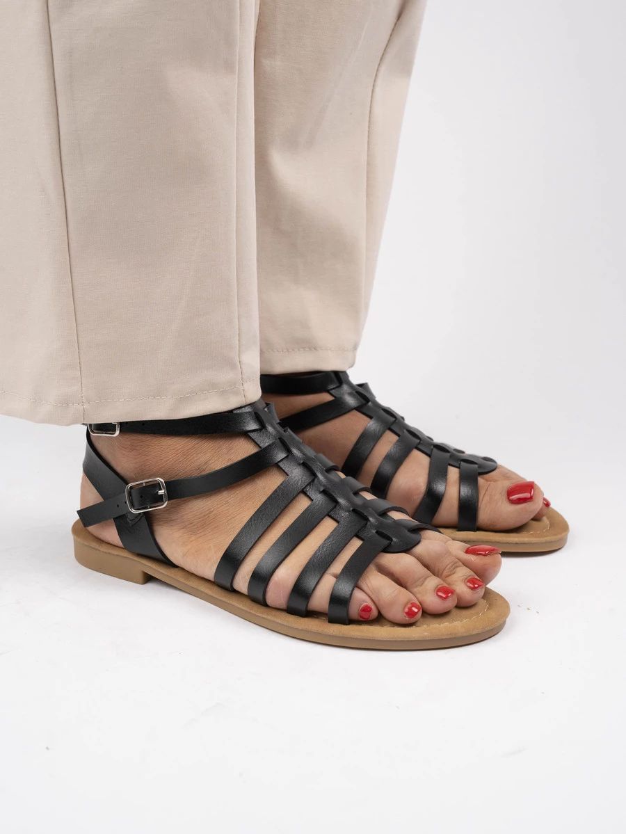 Letní sandály v černé barvě PALERMO