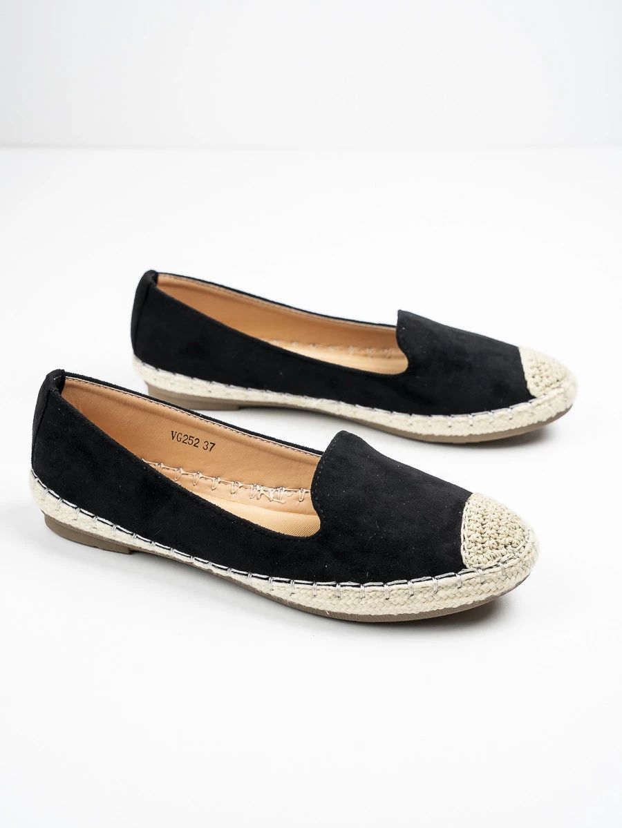 Černé espadrilky SARDINIA