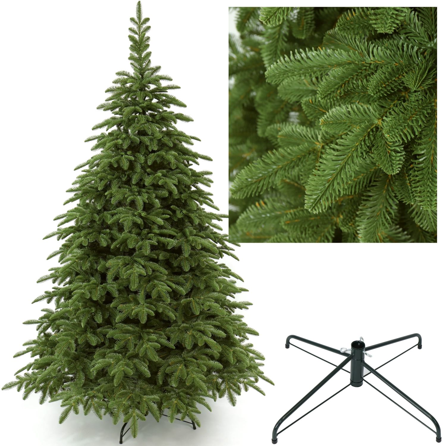 Umělý stromek Jedle přírodní 220 cm