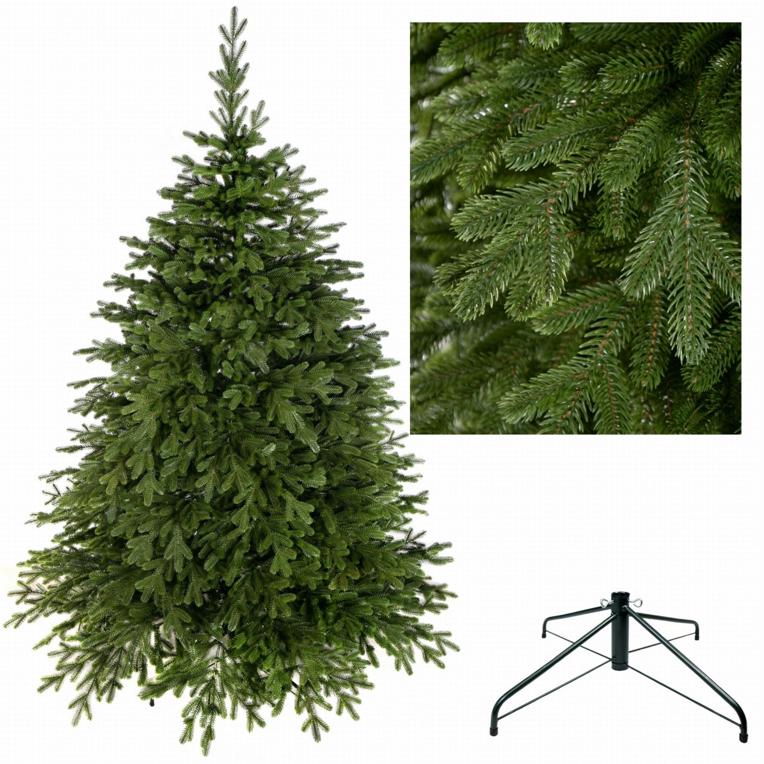 Umělý vánoční stromek Přírodní Smrk LUXURY 180 cm