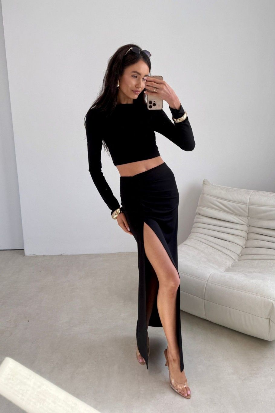Černá halenka Linnea