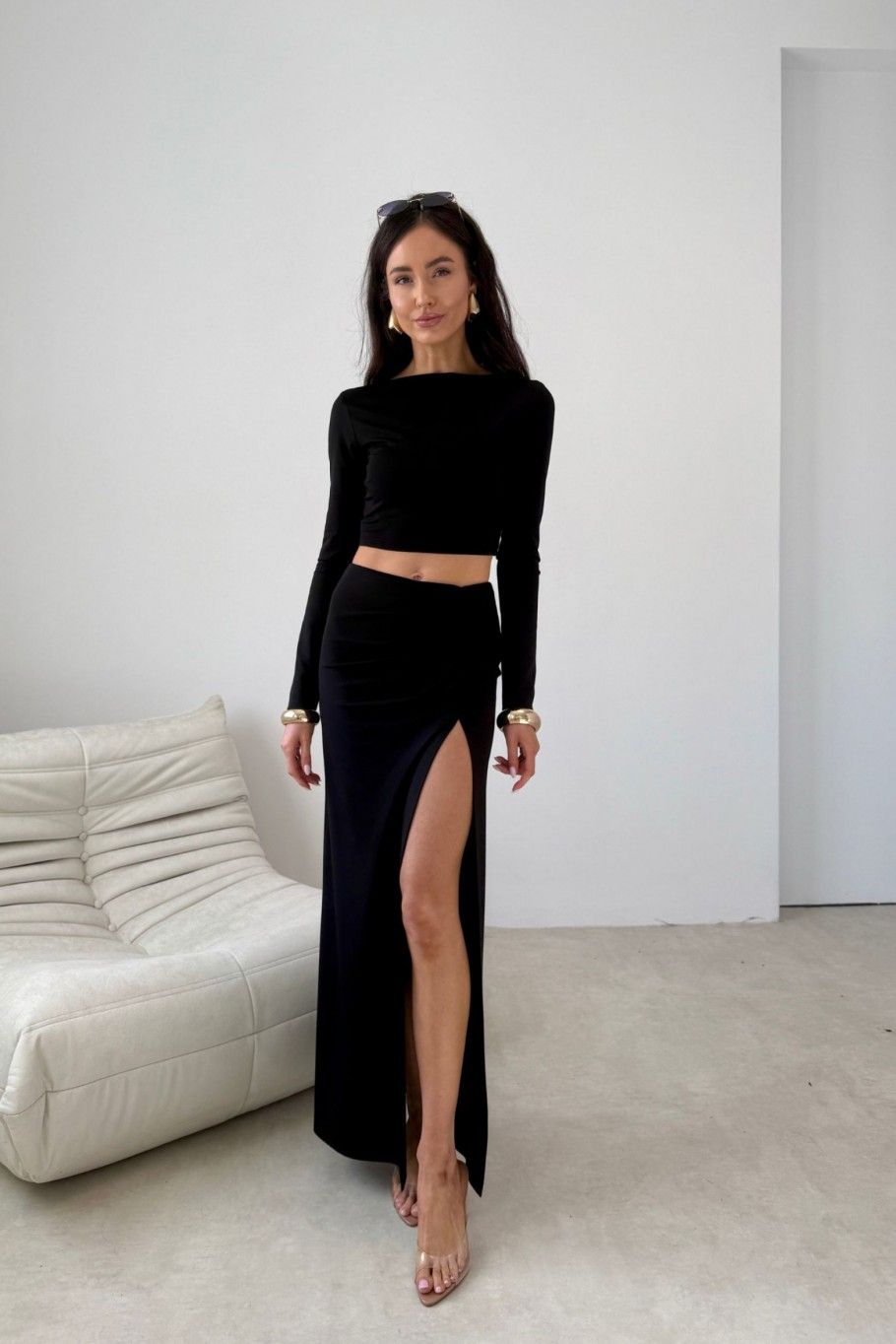 Černá halenka Linnea