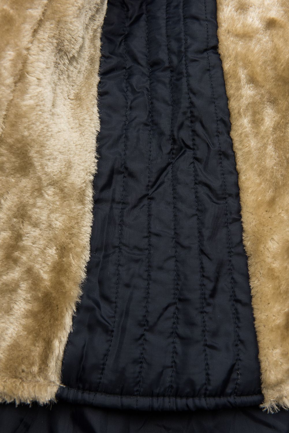 Tmavě modrá parka na podzim/zimu s odnímatelným futrem