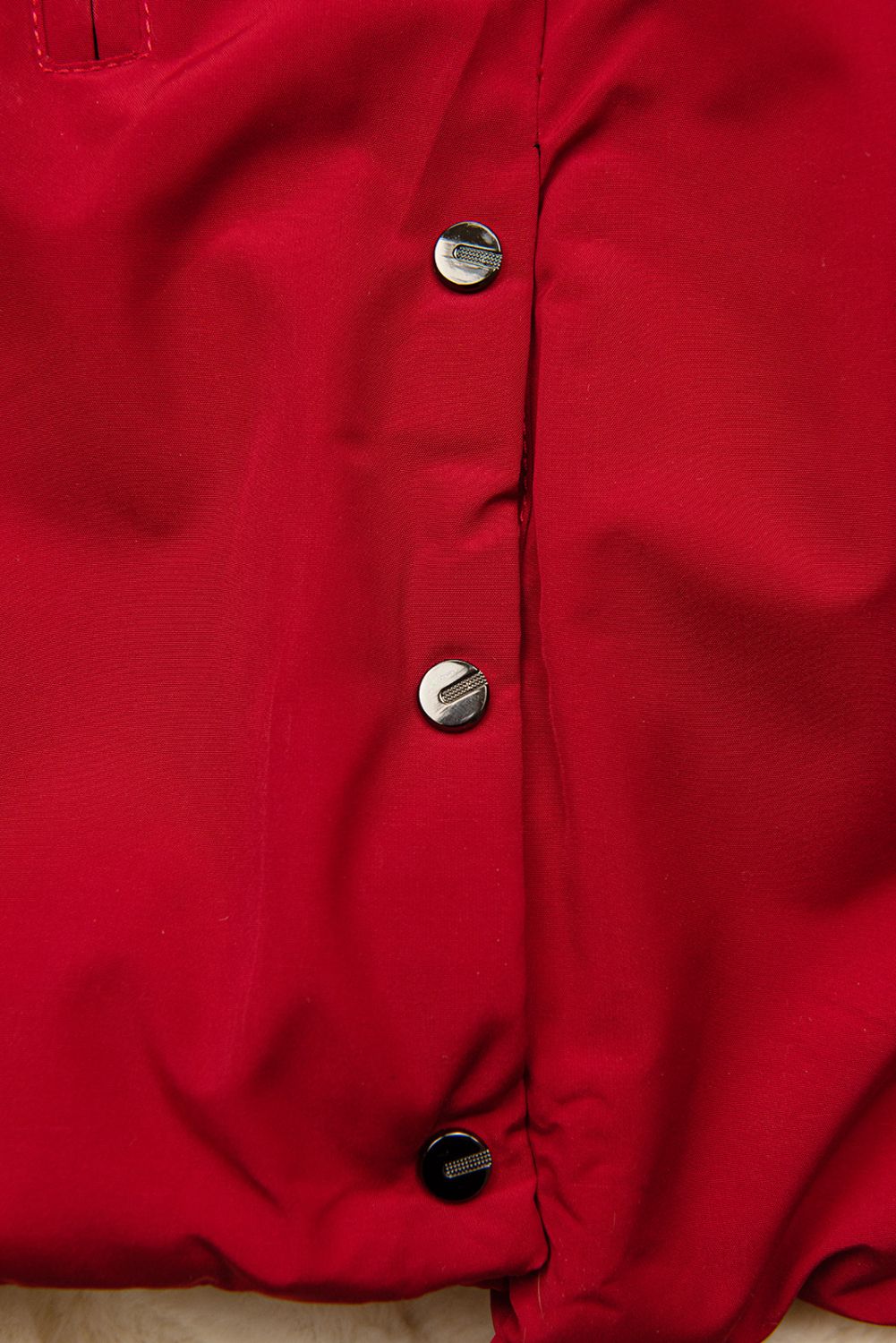 Parka na zimu červená/béžová